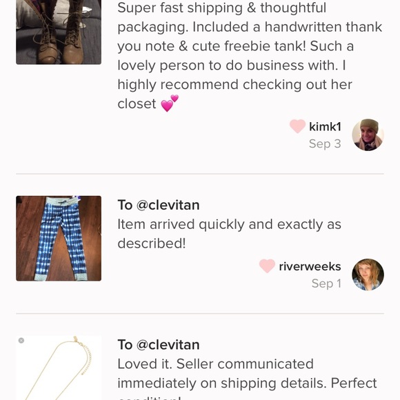 LOVE MY BUYERS!! Thanks for the LOVE NOTES!!💗 - Picture 11 of 12